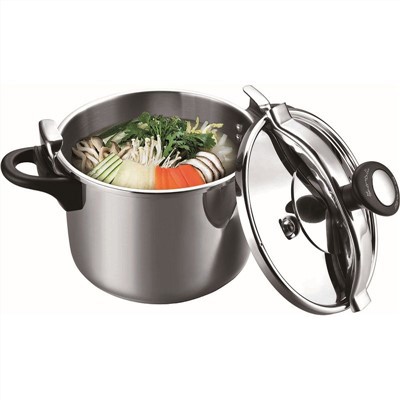 Stainless Steel French Style Pressure Cooker